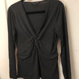 Long Sleeve Cable & Gauge Top